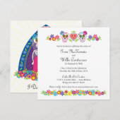 Aangepaste suikerskullen en -bloemen - Gele bollen Kaart (Voorkant / Achterkant)