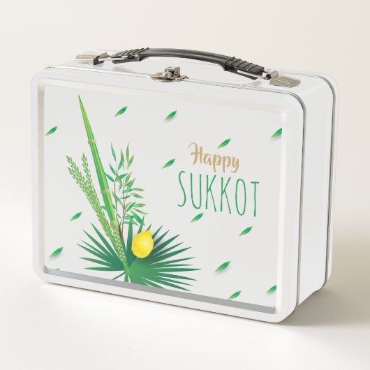 Aangepaste Sukkot Lulav en Etrog Vier Soorten (Voorkant)