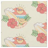 aangepaste Summer Surfer-structuur Stof (Close Up)