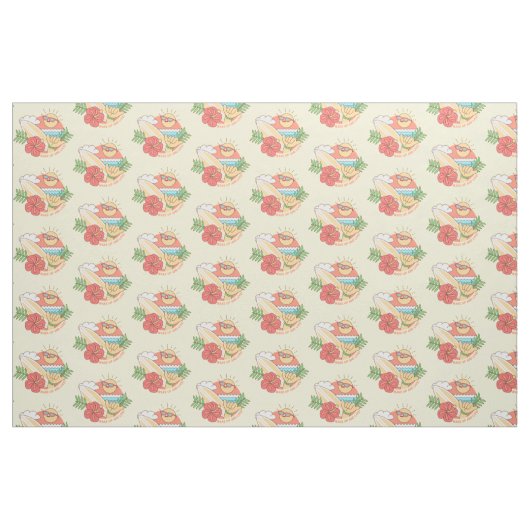 aangepaste Summer Surfer-structuur Stof (Fat Quarter)