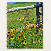 Aangepaste Summer Wildflower Blue Ridge Verenigde  Planner (Voorkant)