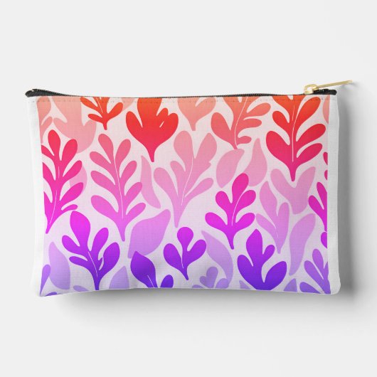 Aangepaste Sunset Leaf potlood / Make-up Bag Geper Etui (Achterkant)
