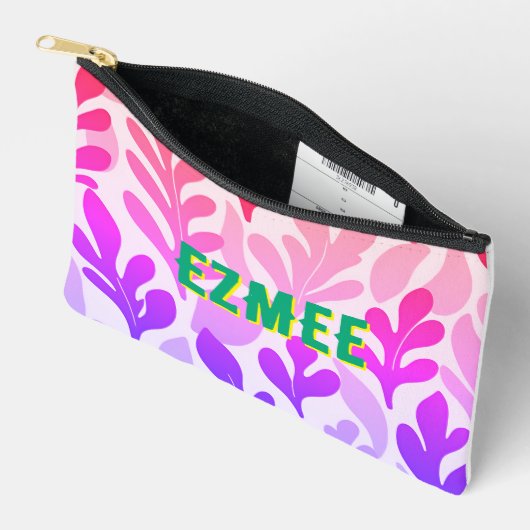 Aangepaste Sunset Leaf potlood / Make-up Bag Geper Etui (Open)