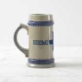 Aangepaste SUOMI FINLAND-mok - kies stijl en kleur Bierpul (Links)