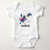 Aangepaste  Super Grover-Baby Bodysuit (Voorkant)