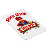 Aangepaste superheldennaam en superkracht voor kin magneet (Rechterzijde)