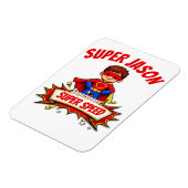 Aangepaste superheldennaam en superkracht voor kin magneet (Linkerzijde)