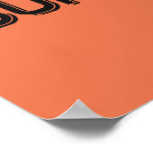 Aangepaste Superpower-naam en -kleur bieren Poster (Hoek)