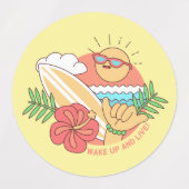 Aangepaste surfer labels (Design 1)