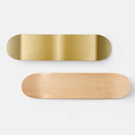 Aangepaste surfplanstijl Gold Skateboard (Horizontaal)