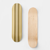 Aangepaste surfplanstijl Gold Skateboard (Voorkant)