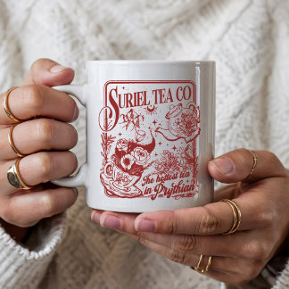 Aangepaste Suriel Tea Co Quote Bookish Acotar Gift Koffiemok