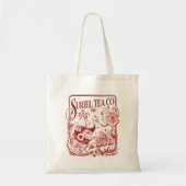 Aangepaste Suriel Tea Co Quote Bookish Acotar Gift Tote Bag (Voorkant)