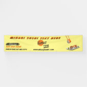 Aangepaste Sushi Bar Restaurant Reclame Groot Spandoek (Horizontaal)