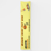 Aangepaste Sushi Bar Restaurant Reclame Groot Spandoek (Verticaal)
