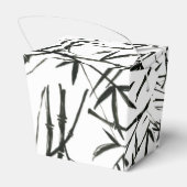 Aangepaste sushi Birthday Simple Black White Bedankdoosjes (Achterkant)