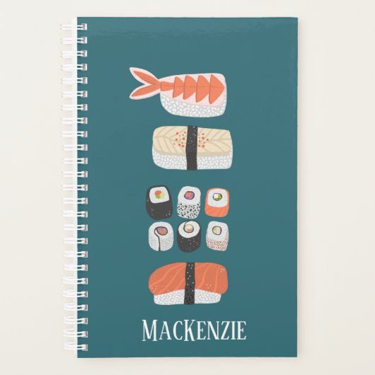 Aangepaste Sushi-naam Planner (Voorkant)