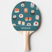 Aangepaste Sushi-naam Tafeltennisbatje (Voorkant)