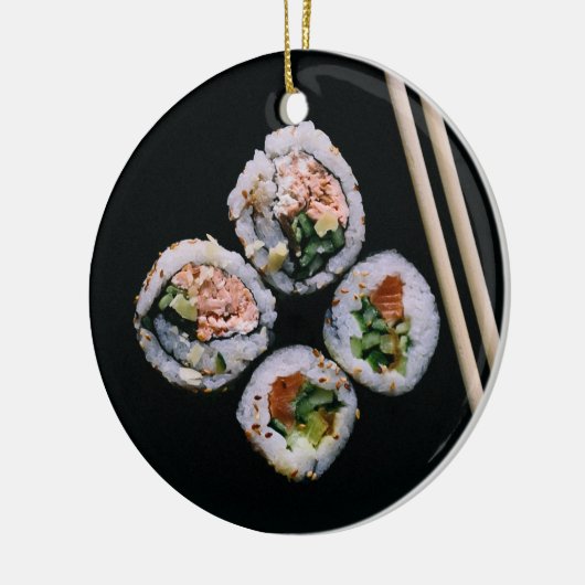 Aangepaste Sushi-versiering Keramisch Ornament (Links)