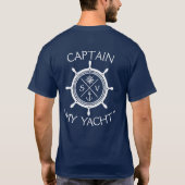 Aangepaste SV-zeilboot Logo "Jouw naam hier" T-shirt (Achterkant)