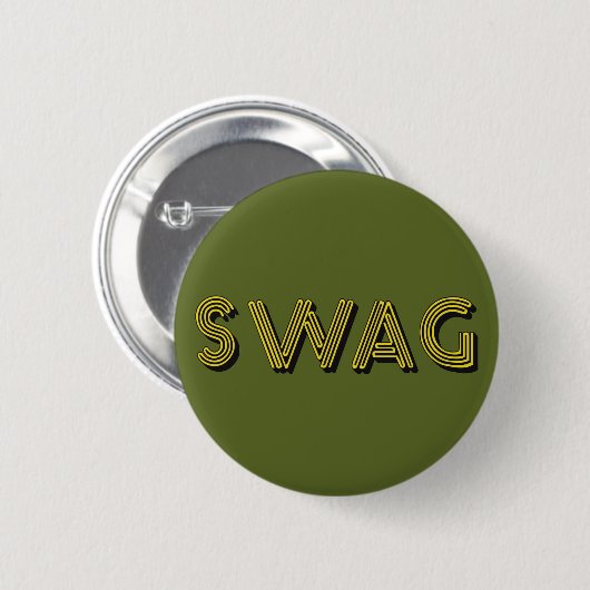 Aangepaste SWAG-knop Ronde Button 5,7 Cm (Voorkant /achterkant)
