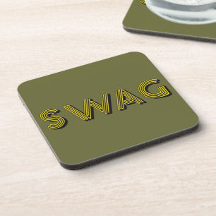 Aangepaste SWAG-onderzetters Drankjes Onderzetter