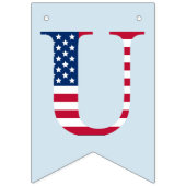 Aangepaste 'Swallowtail Party Bunting Banner' op 4 Vlaggetjes (Tweede vlag)