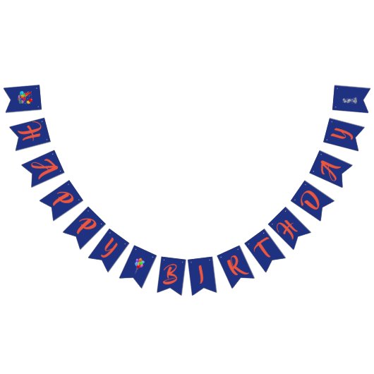 Aangepaste 'Swallowtail Party Bunting Banner' Vlaggetjes (Alle)