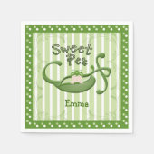 Aangepaste Sweet Pea Paper servetten (Voorkant)