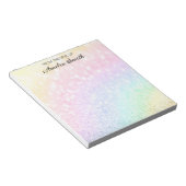 Aangepaste Sweet Rainbow Teacher-laptop Notitieblok (Schuin)