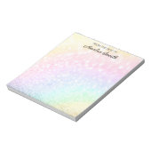 Aangepaste Sweet Rainbow Teacher-laptop Notitieblok (Linkerzijde)