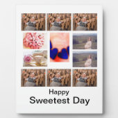 Aangepaste Sweetest Day 11 Foto Collage Fotoplaat (Voorkant)