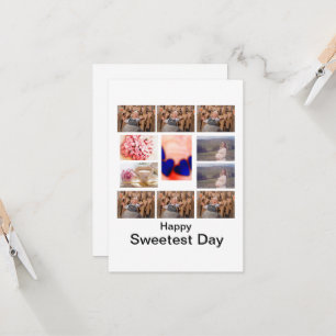 Aangepaste Sweetest Day 11 Foto Collage Kaart