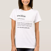 Aangepaste Swiftie Definitie Grappige Tiener Conce T-shirt (Voorkant)