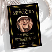 Aangepaste sympathie begrafenisfoto bedankkaart