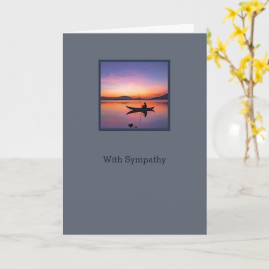 Aangepaste sympathiekaart voor de enige visser kaart (Gele Bloem)