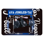 Aangepaste t-ball magneet (Horizontaal)