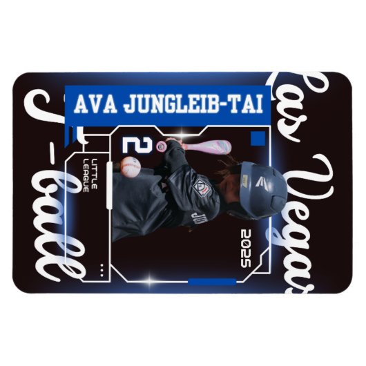 Aangepaste t-ball magneet (Horizontaal)