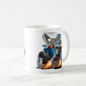 Aangepaste T-bucket Roadster Hotrod Cartoon Koffiemok (Voorkant rechts)