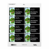 Aangepaste T-Rex Booktag Etiket (Full Sheet)