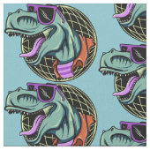 Aangepaste T-Rex-kleurstof met hipster Stof (Close Up)