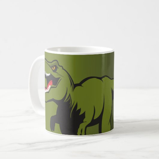 Aangepaste T-Rex-koffie-Mok Koffiemok (Voorkant links)