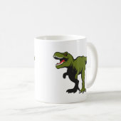 Aangepaste T-Rex-Mok Koffiemok (Voorkant rechts)