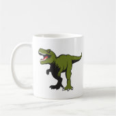 Aangepaste T-Rex-Mok Koffiemok (Links)