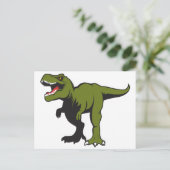Aangepaste T-Rex-objecten Briefkaart (Staand voorkant)