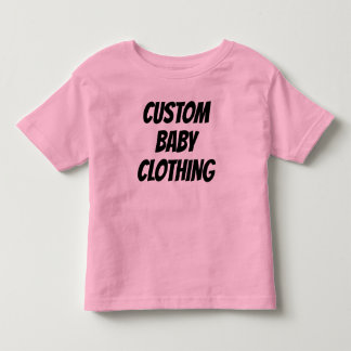Aangepaste T-Shirt Blank Sjabloon voor Toddler