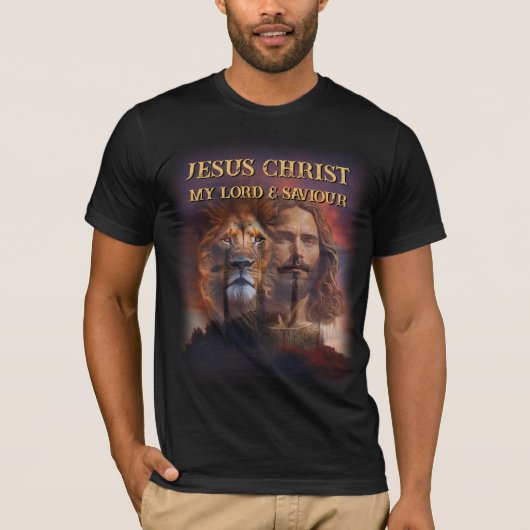 Aangepaste T-shirt Jezus Christus Mijn Heer & Verl (Voorkant)