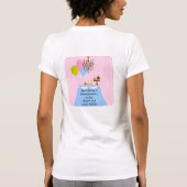 Aangepaste T-shirt voor gebeurtenislijst (Achterkant)