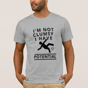 Aangepaste T-shirts; Grappig Ik heb Potentieel Shi T-shirt