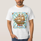 Aangepaste T-shirts verzenden naar Ahoy (Voorkant)
